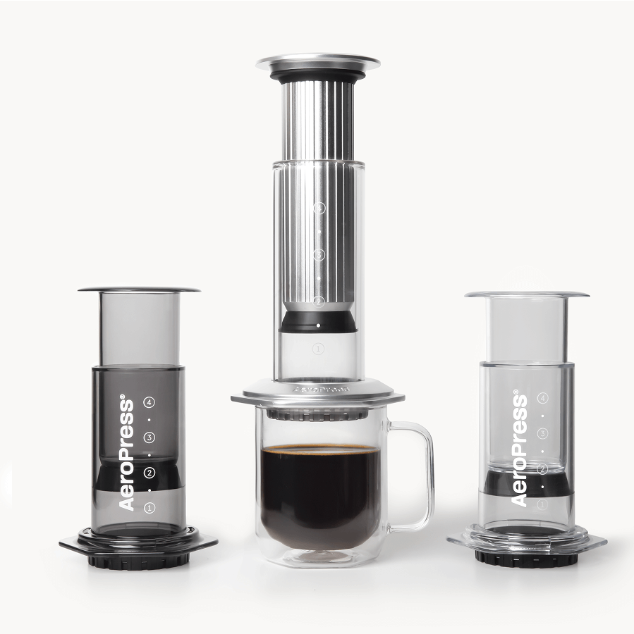 AeroPress Double Wall Glass Coffee Mug - 2 Pack Everyday Coffee Mug Accessory