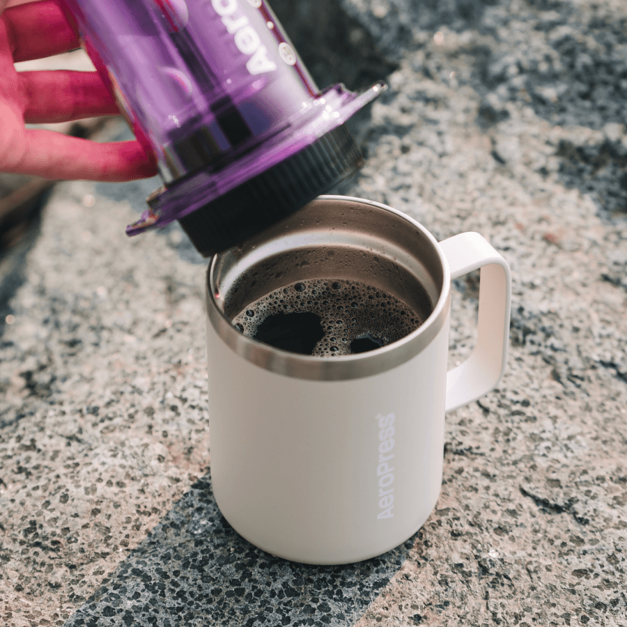 AeroPress Travel Coffee Mug - Stainless Steel Everyday Coffee Mug Accessory