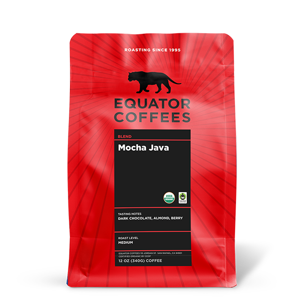 Mocha Java Fair Trade Organic 12 oz Smooth Specialty Coffee Blend