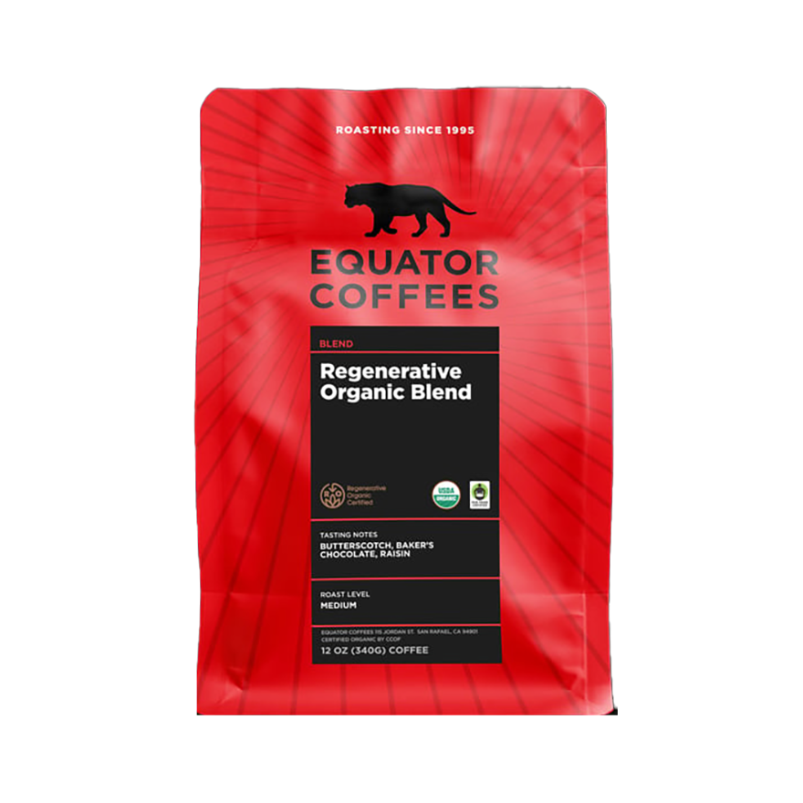 Regenerative Organic Blend 12 oz Smooth Specialty Coffee Blend