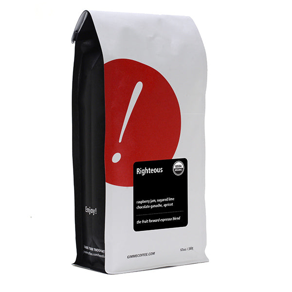 Righteous (Organic) 2 lb Rich Espresso Roast Coffee