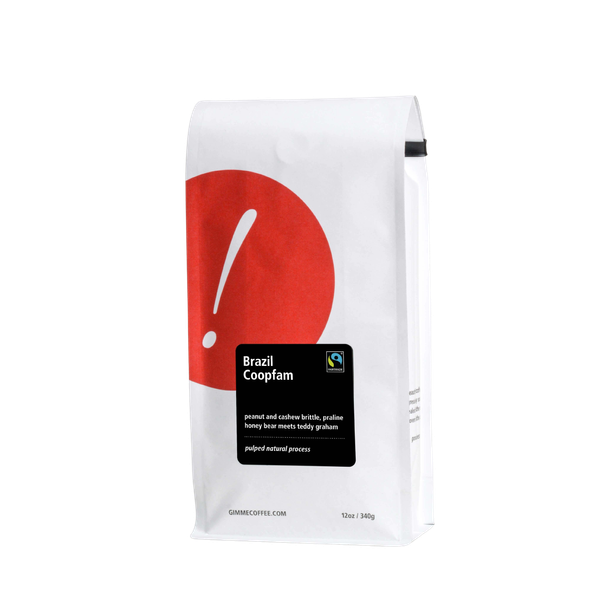 Brazil Coopfam Certified Fairtrade 12 oz Smooth Specialty Coffee Blend
