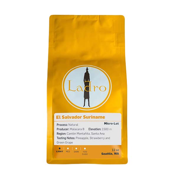 El Salvador Suriname 12 oz Bright Craft Coffee Beans