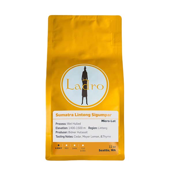 Sumatra Lintong Sigumpar 12 oz Rich Espresso Roast Coffee