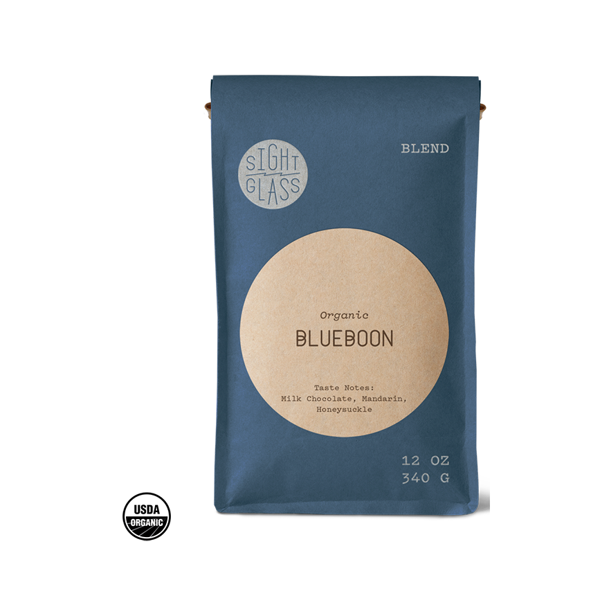 Organic Blueboon 12 oz Smooth Specialty Coffee Blend