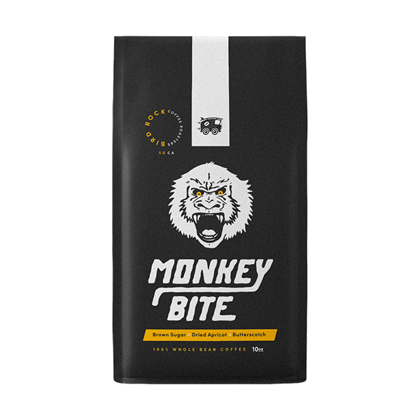 Monkey Bite Espresso 10 oz Rich Espresso Roast Coffee