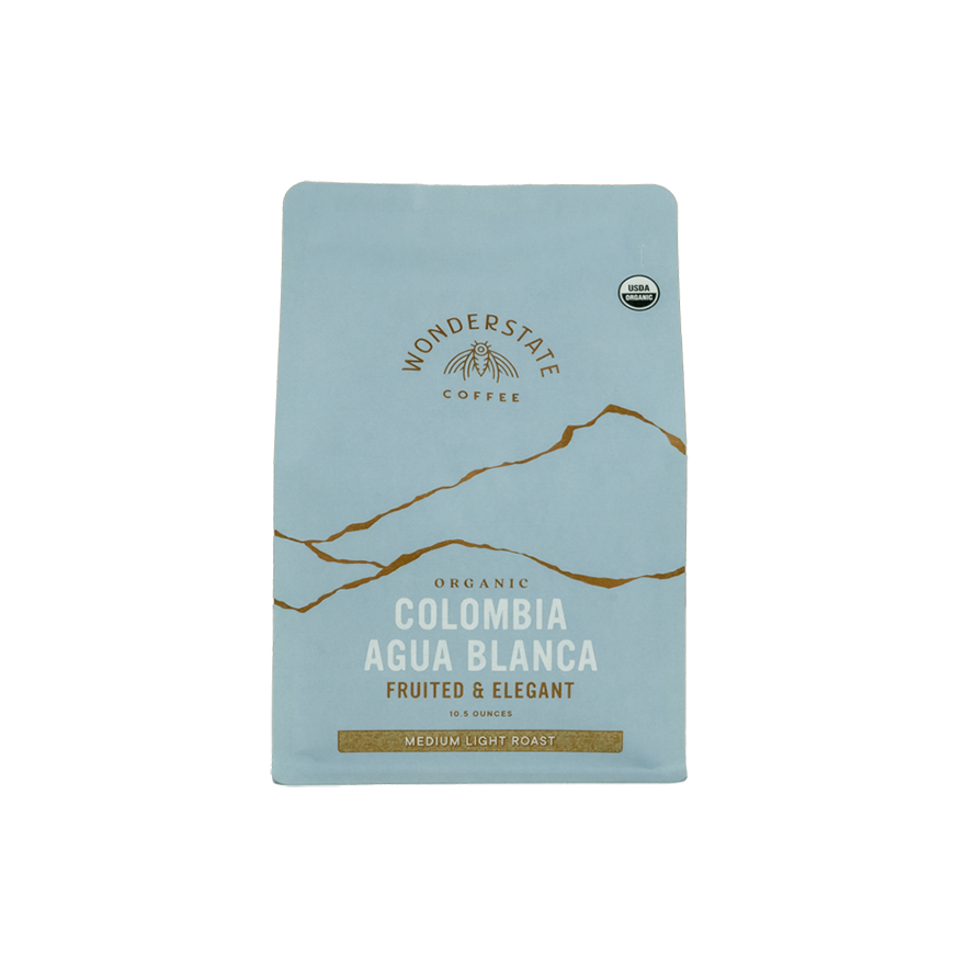 Organic Colombia Agua Blanca 10.5 oz Bright Craft Coffee Beans