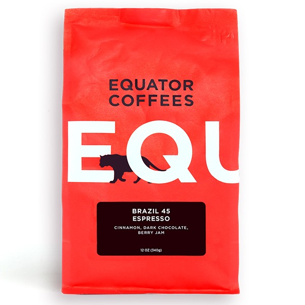 Brazil 45 Espresso 12 oz Rich Espresso Roast Coffee