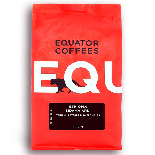 Ethiopia Sidama Ardi 12 oz Bright Craft Coffee Beans
