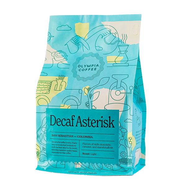 Decaf Asterisk 12 oz Rich Espresso Roast Coffee