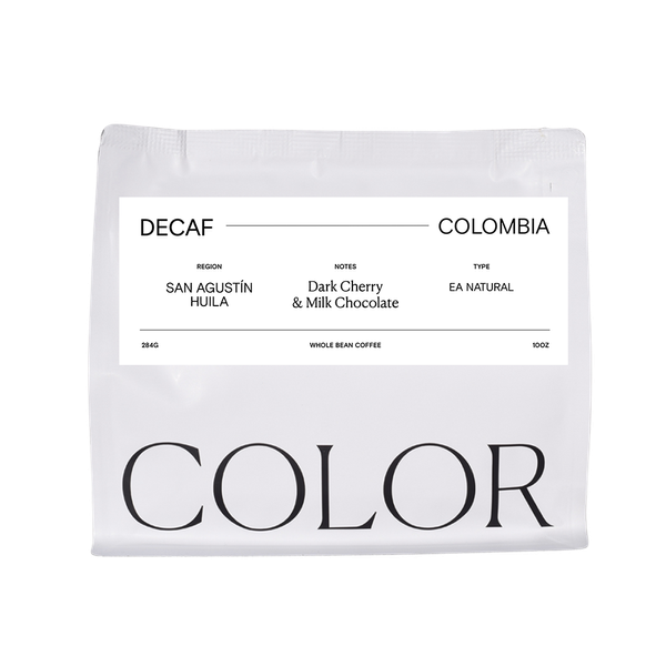 Decaf Colombia San Agustin 10 oz Fresh Roasted Decaf Beans