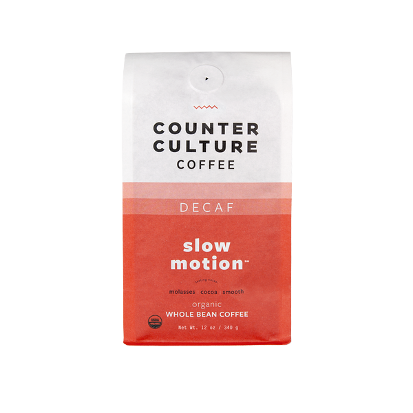 Slow Motion - Decaf 12 oz Rich Espresso Roast Coffee
