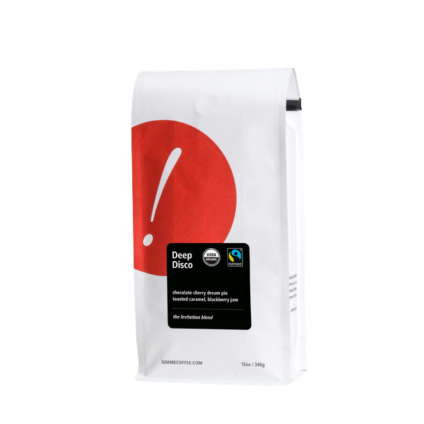Deep Disco Fairtrade Organic 12 oz Smooth Specialty Coffee Blend