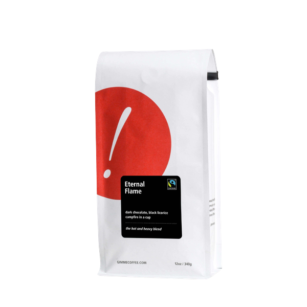 Eternal Flame Fairtrade Dark Roast 2 lb Smooth Specialty Coffee Blend