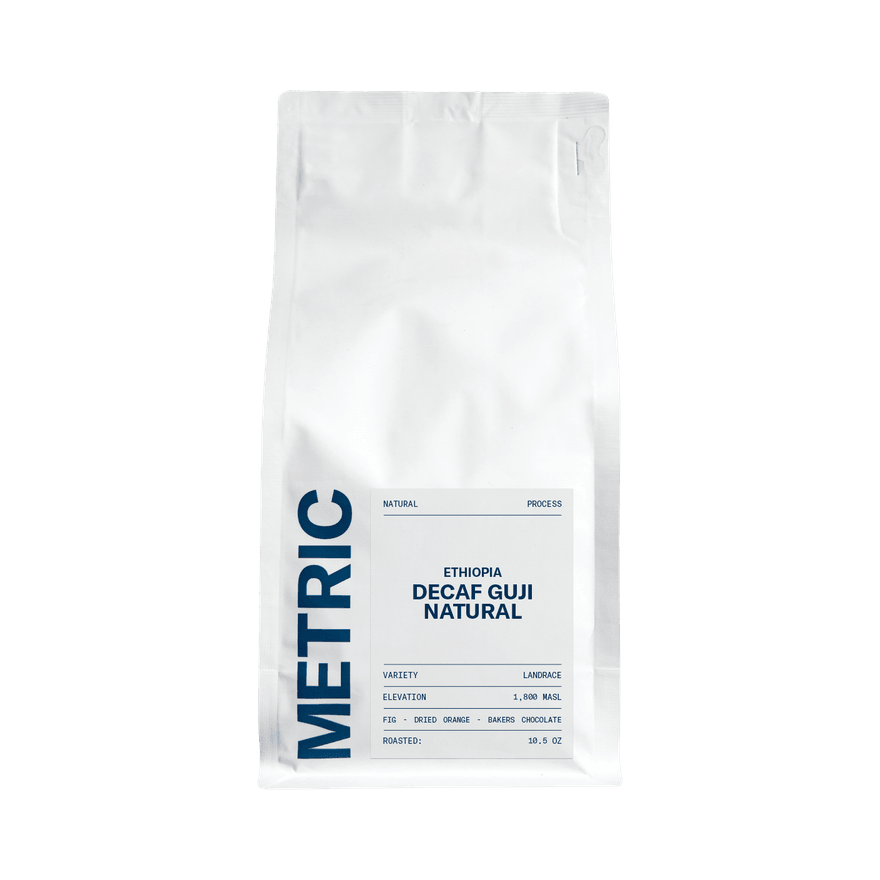 Ethiopia Decaf Guji Natural 10.5 oz Bright Craft Coffee Beans