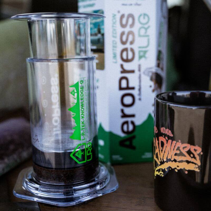 AeroPress Clear Coffee Press - LRG Crystal Clear Coffee Brewer