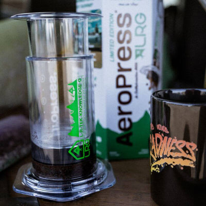 AeroPress Clear Coffee Press - LRG Crystal Clear Coffee Brewer