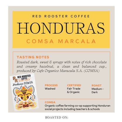 Honduras COMSA Marcala Smooth Craft Coffee Beans