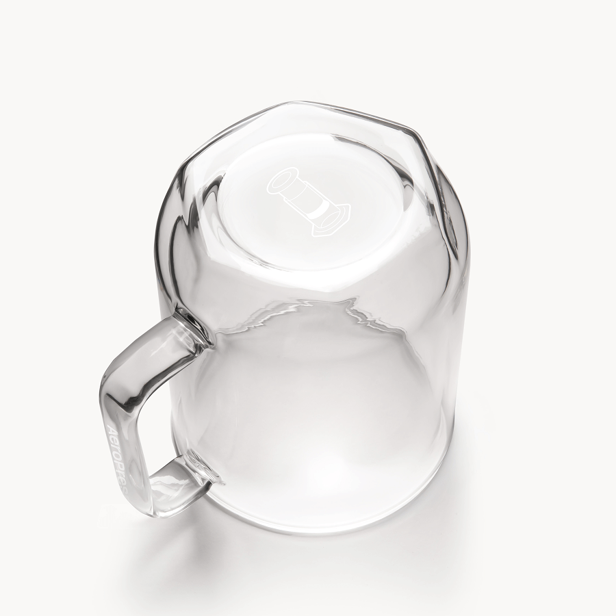 AeroPress Double Wall Glass Coffee Mug - 2 Pack Everyday Coffee Mug Accessory