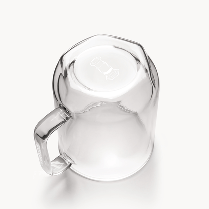 AeroPress Double Wall Glass Coffee Mug - 2 Pack Everyday Coffee Mug Accessory