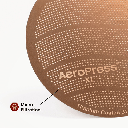 AeroPress Gold Tone Filter - XL XL Manual Coffee Brewer