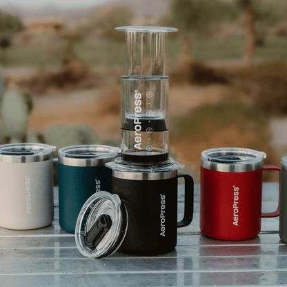 AeroPress Travel Coffee Mug - Stainless Steel Everyday Coffee Mug Accessory
