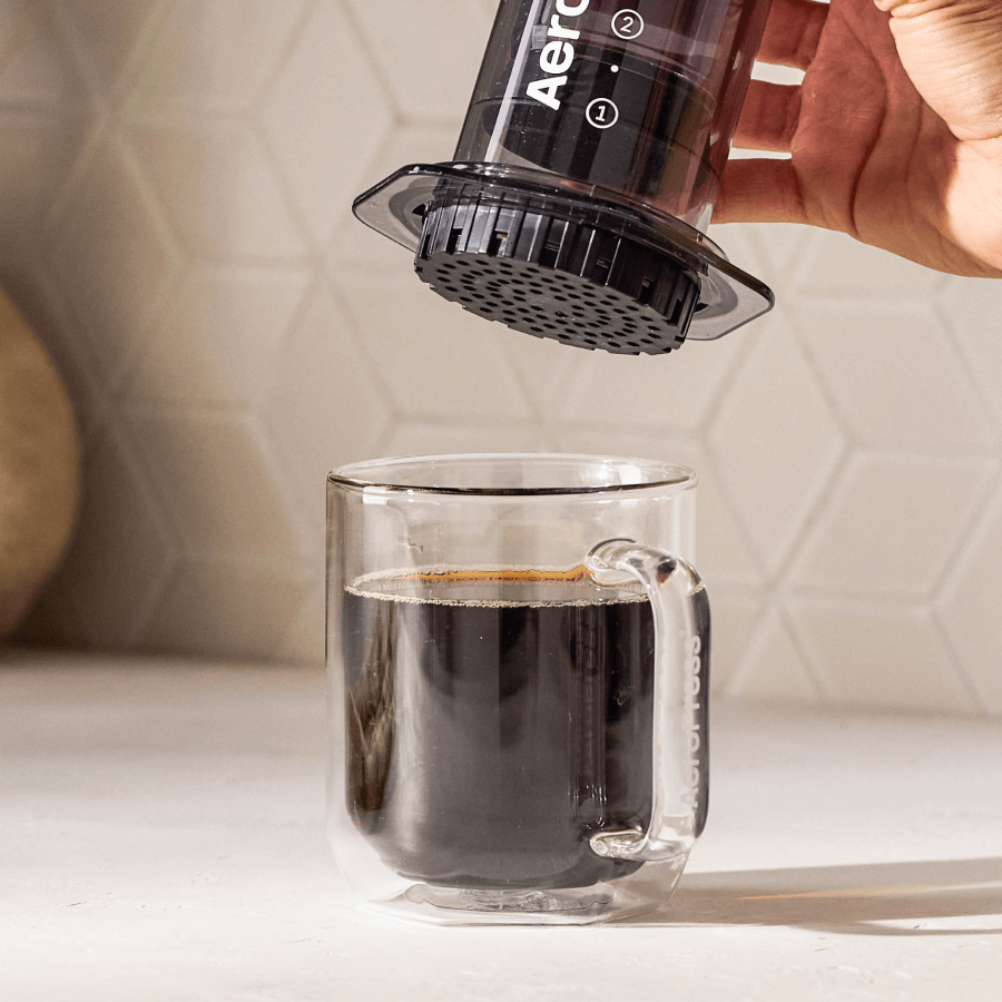 AeroPress Coffee Maker - Clear & Colors Crystal Clear Coffee Brewer