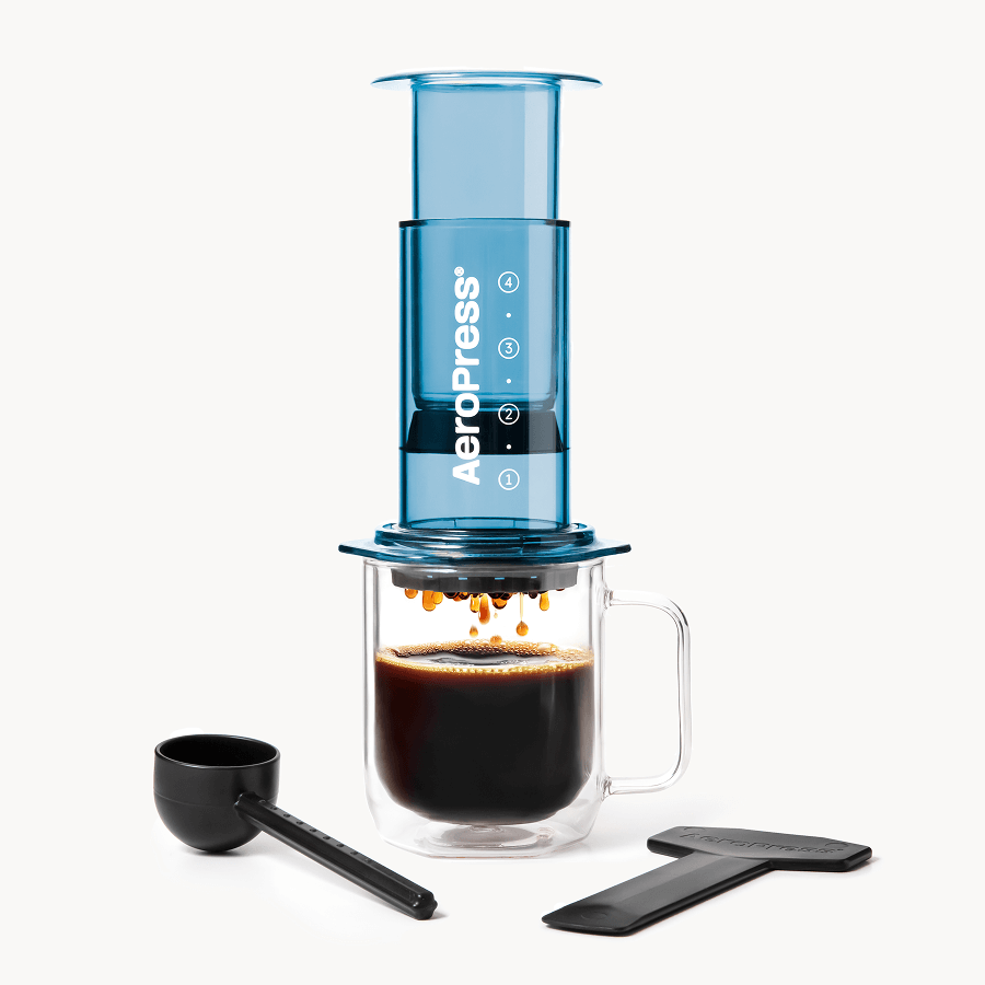 AeroPress Coffee Maker - Clear & Colors Crystal Clear Coffee Brewer