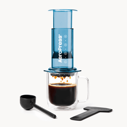 AeroPress Coffee Maker - Clear & Colors Crystal Clear Coffee Brewer
