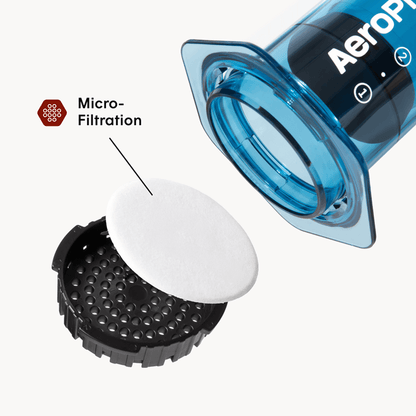 AeroPress Coffee Maker - Clear & Colors Crystal Clear Coffee Brewer