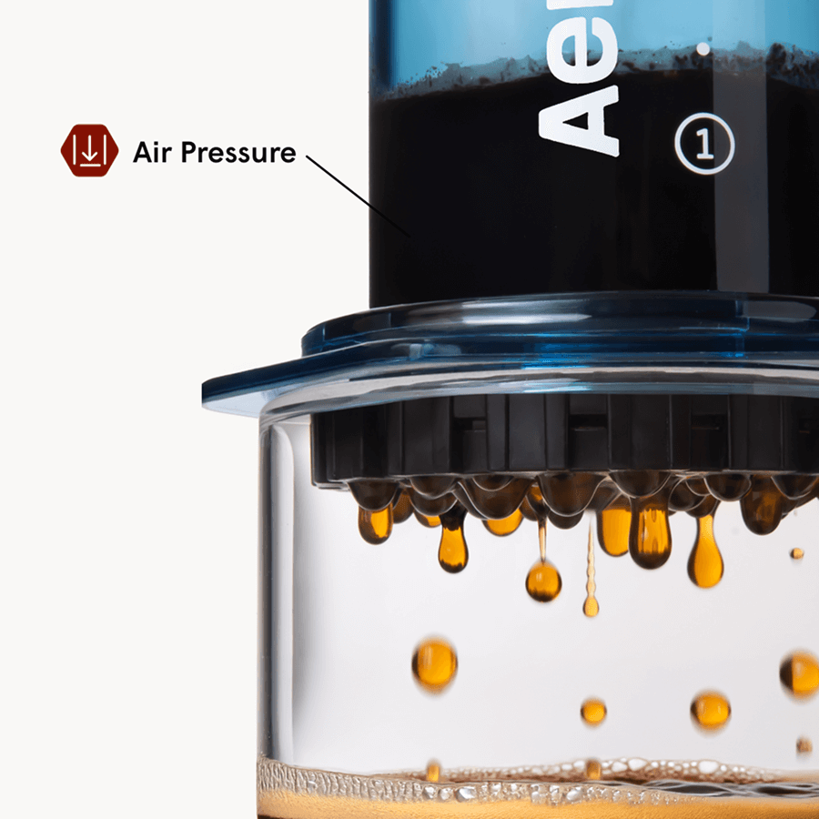 AeroPress Coffee Maker - Clear & Colors Crystal Clear Coffee Brewer