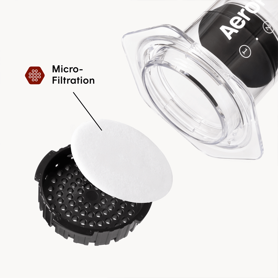 AeroPress Coffee Maker - Clear & Colors Crystal Clear Coffee Brewer