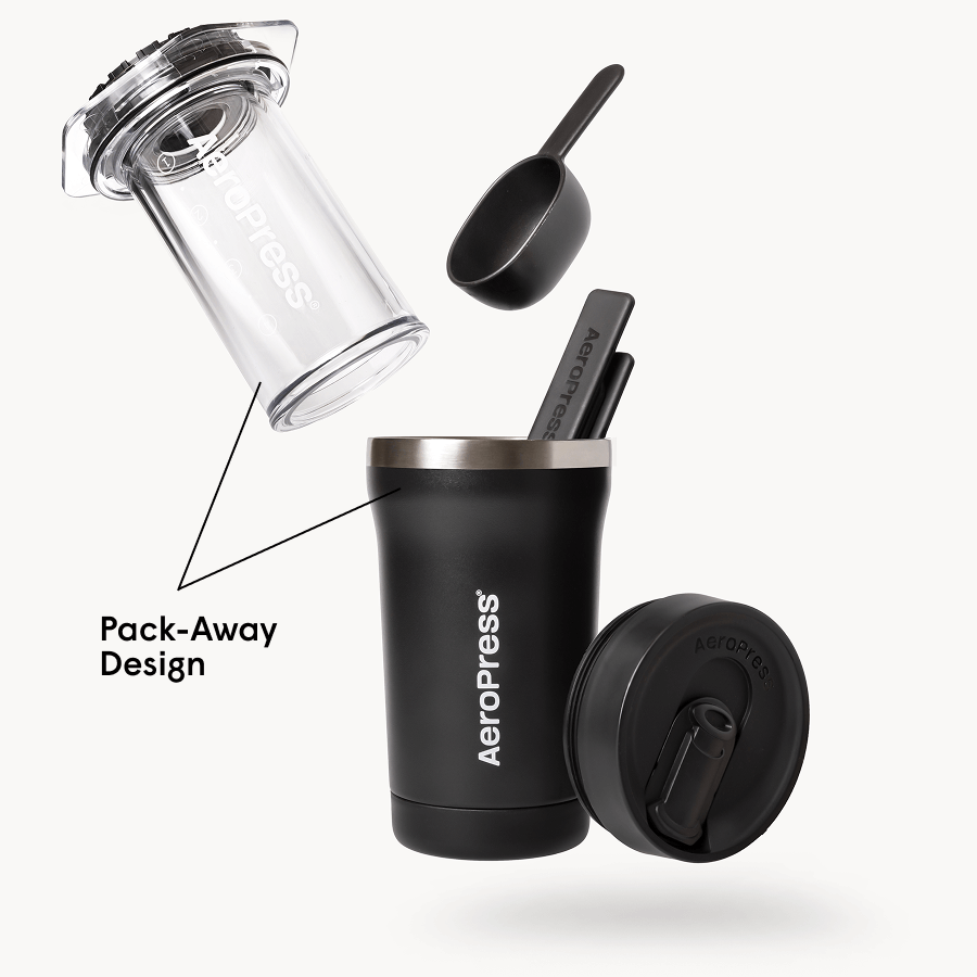 AeroPress Coffee Maker - Go Plus Compact Coffee Press Brewer