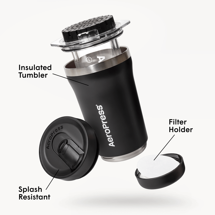 AeroPress Coffee Maker - Go Plus Compact Coffee Press Brewer
