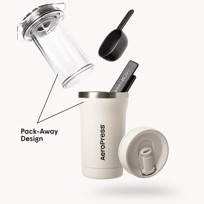 AeroPress Coffee Maker - Go Plus Compact Coffee Press Brewer