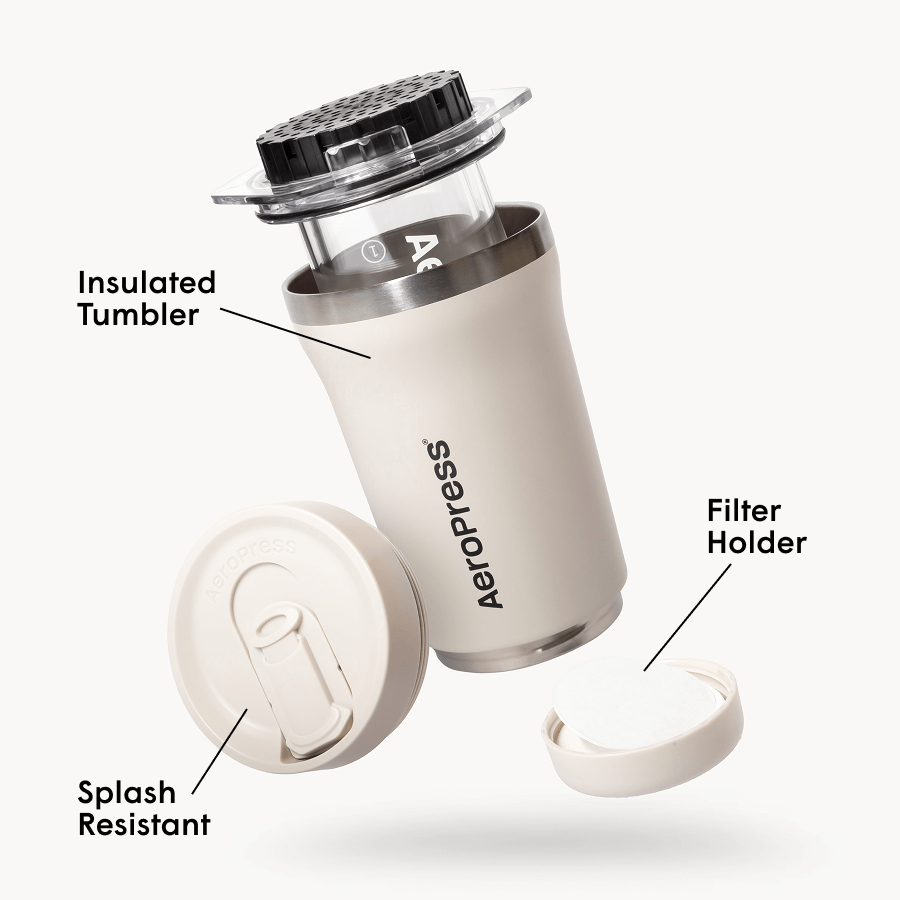 AeroPress Coffee Maker - Go Plus Compact Coffee Press Brewer