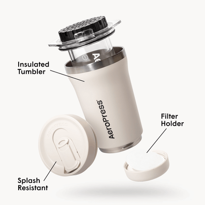 AeroPress Coffee Maker - Go Plus Compact Coffee Press Brewer