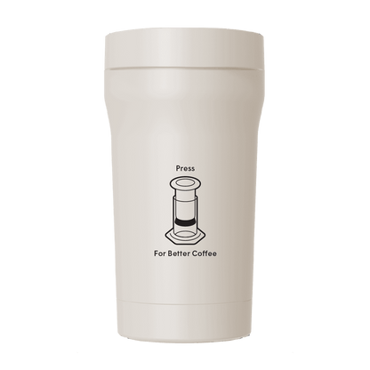 AeroPress Travel Coffee Tumbler - Stainless Steel Everyday Coffee Mug Accessory