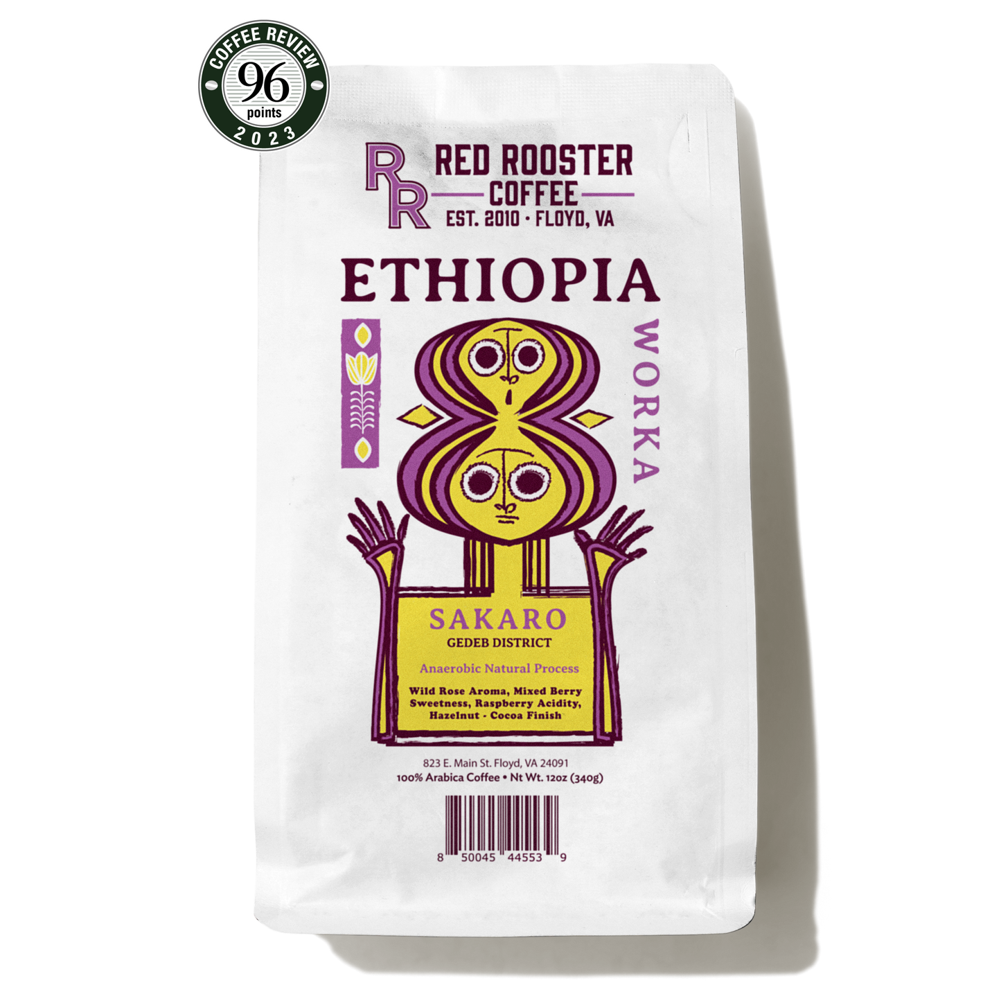 Ethiopia Worka Sakaro Anaerobic Natural Bright Craft Coffee Beans