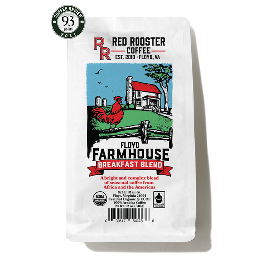 Organic Floyd Farmhouse Breakfast Blend Smooth Specialty Coffee Blend