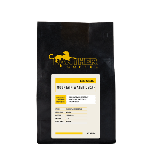 Decaf Mountain Water Brazil 12 oz Fresh Roasted Decaf Beans