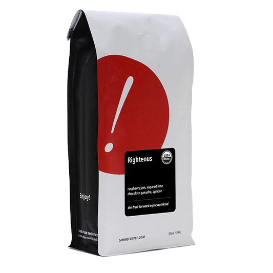 Righteous (Organic) 12 oz Rich Espresso Roast Coffee