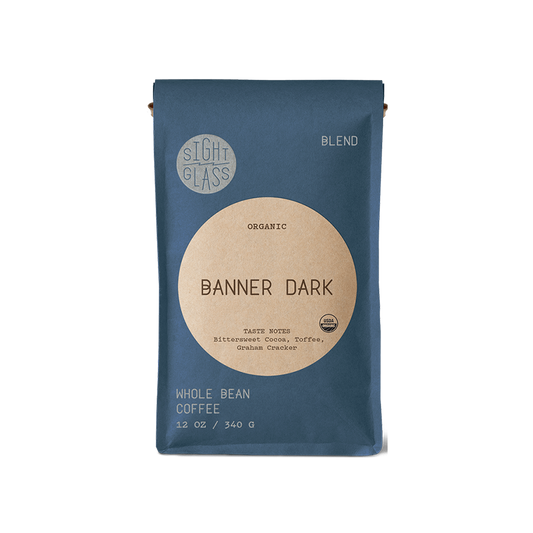Organic Banner Dark 12 oz Smooth Specialty Coffee Blend
