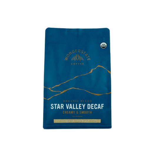 Organic Star Valley Decaf 10.5 oz Fresh Roasted Decaf Beans