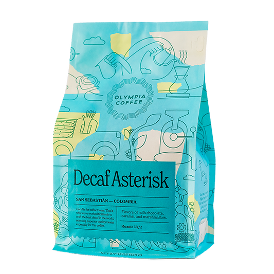 Decaf Asterisk 12 oz Rich Espresso Roast Coffee