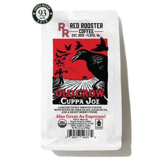 Organic Old Crow Cuppa Joe Rich Espresso Roast Coffee