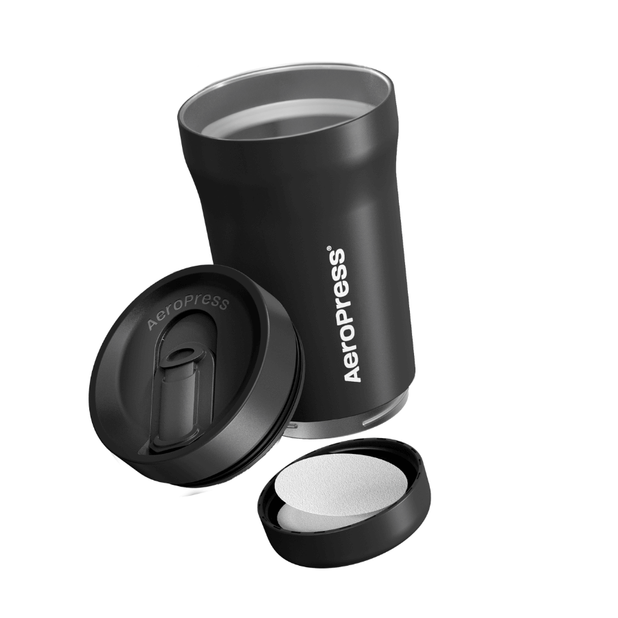AeroPress Travel Coffee Tumbler - Stainless Steel Everyday Coffee Mug Accessory
