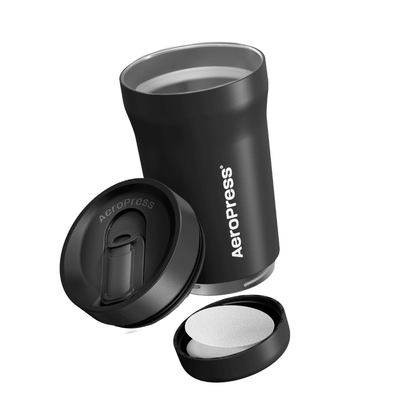 AeroPress Travel Coffee Tumbler - Stainless Steel Everyday Coffee Mug Accessory