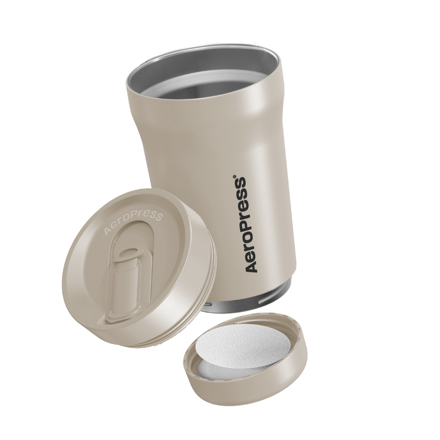 AeroPress Travel Coffee Tumbler - Stainless Steel Everyday Coffee Mug Accessory