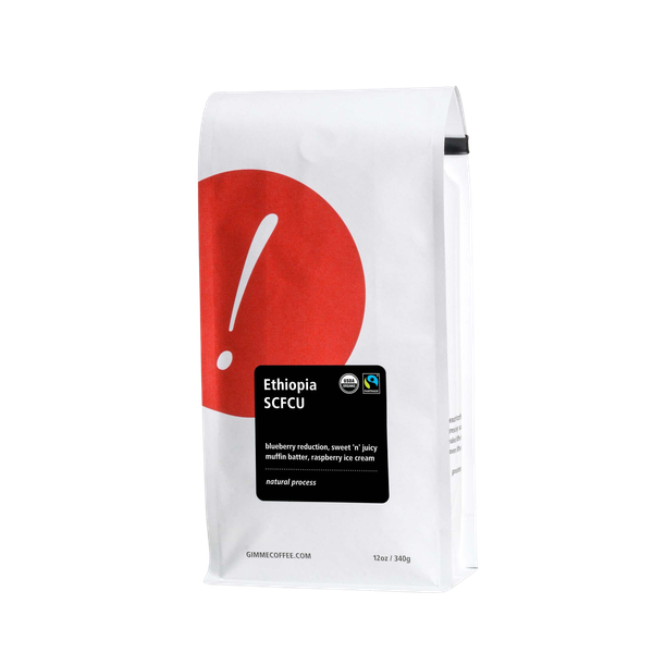 Ethiopia SCFCU Fairtrade Organic 12 oz Bright Craft Coffee Beans